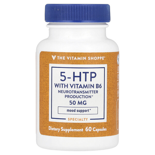5-HTP with Vitamin B6, 60 Capsules The Vitamin Shoppe