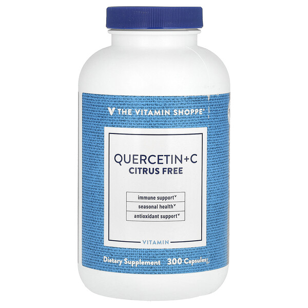 Quercetin + C, 300 Capsules The Vitamin Shoppe
