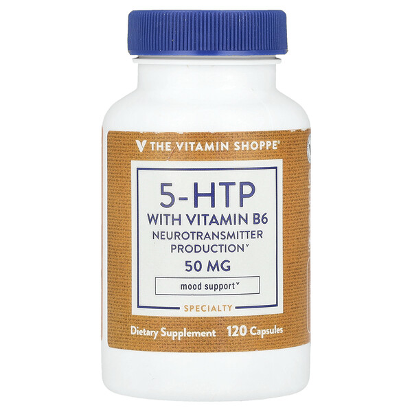5- HTP With Vitamin B6, 120 Capsules The Vitamin Shoppe