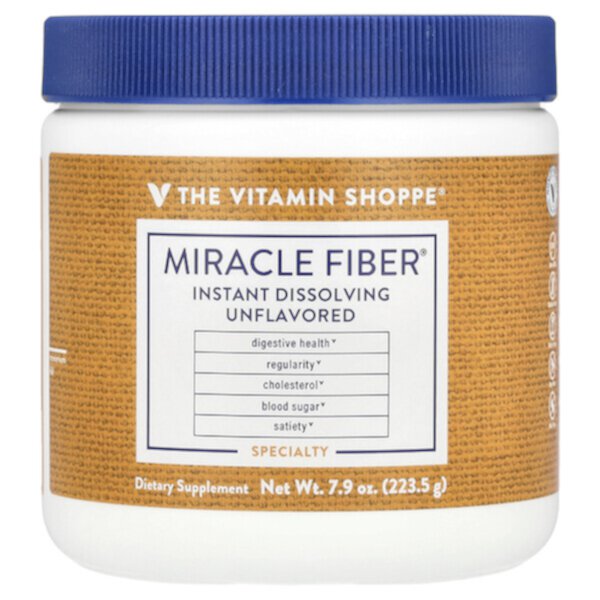 Miracle Fiber®, Unflavored, 7.9 oz (223.5 g) The Vitamin Shoppe