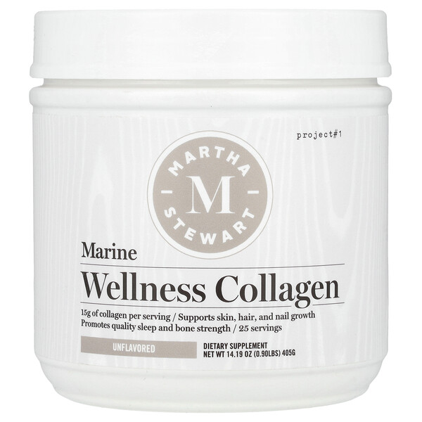 Marine Wellness Collagen, Unflavored, 14.19 oz (405 g) Martha Stewart Wellness