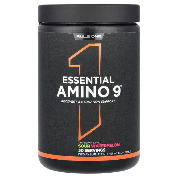 Essential Amino 9, Sour Watermelon, 12.17 oz (345 g) Rule One Proteins