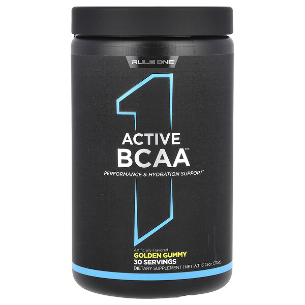Active BCAA, Golden Gummy, 13.23 oz (375 g) Rule One Proteins