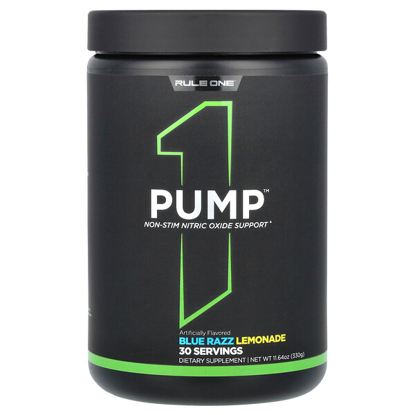 Pump, Blue Razz Lemonade, 11.64 oz (330 g) Rule One Proteins