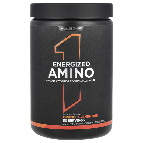 Energized Amino, Orange Clementine, 9.52 oz (270 g) Rule One Proteins