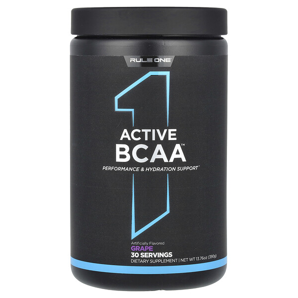 Active BCAA, Grape, 13.76 oz (390 g) Rule One Proteins