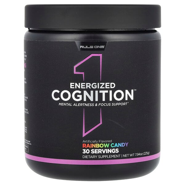 Energized Cognition, Rainbow Candy, 7.94 oz (225 g) Rule One Proteins