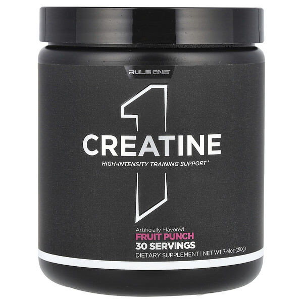 Creatine, Fruit Punch, 7.41 oz (210 g) Rule One Proteins