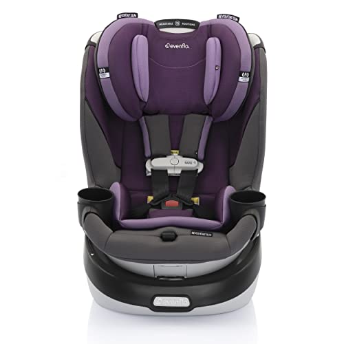 Evenflo Revolve360 Slim 2-in-1 Rotational Car Seat with Quick Clean Cover (Salem Black) Evenflo
