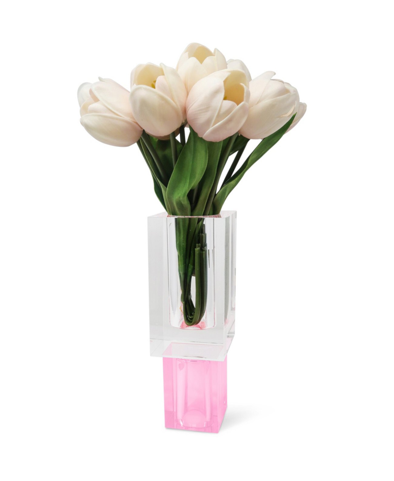 Pink Based Crystal Vase Vivience