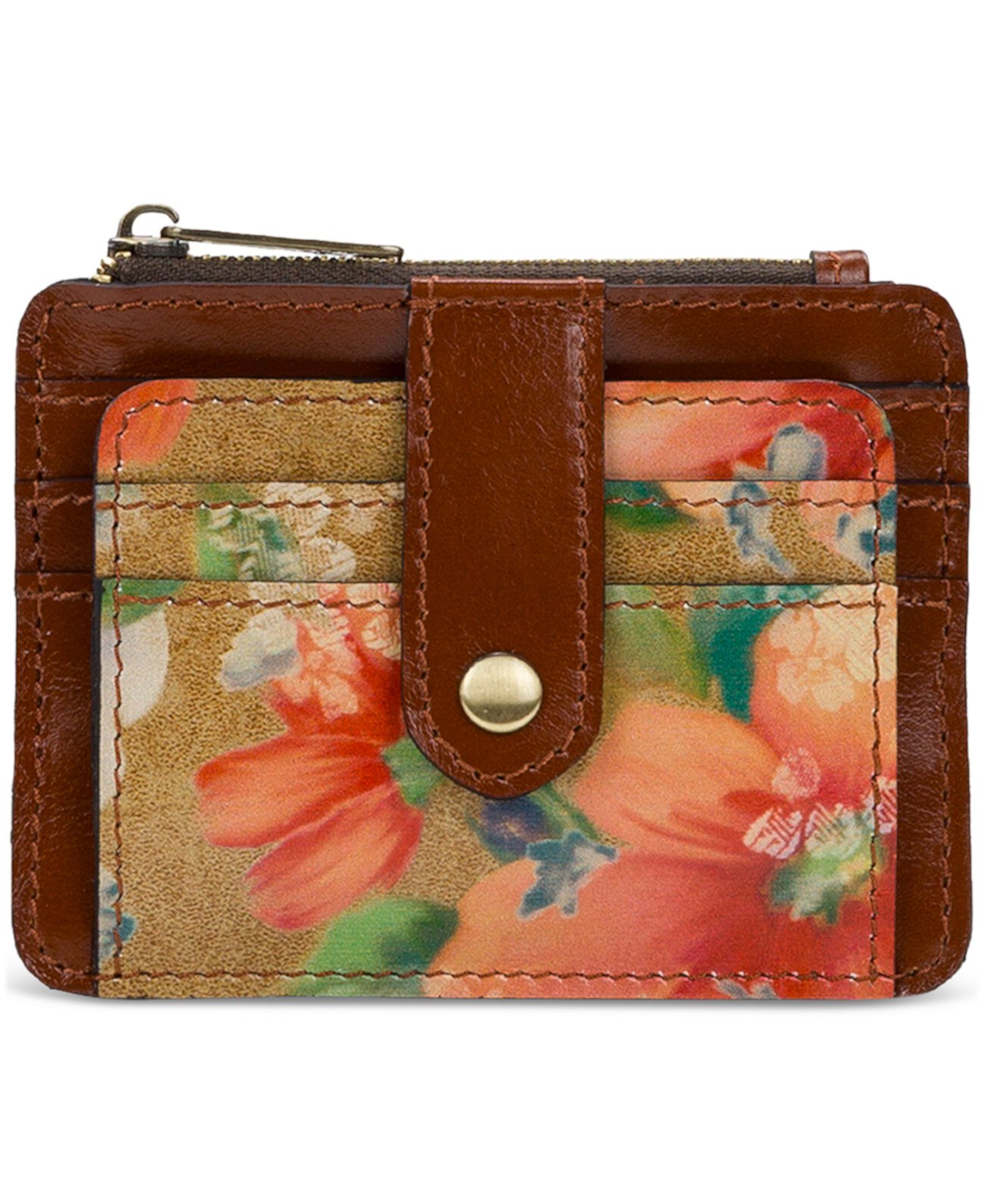 Cassis ID Small Printed Leather Wallet Patricia Nash
