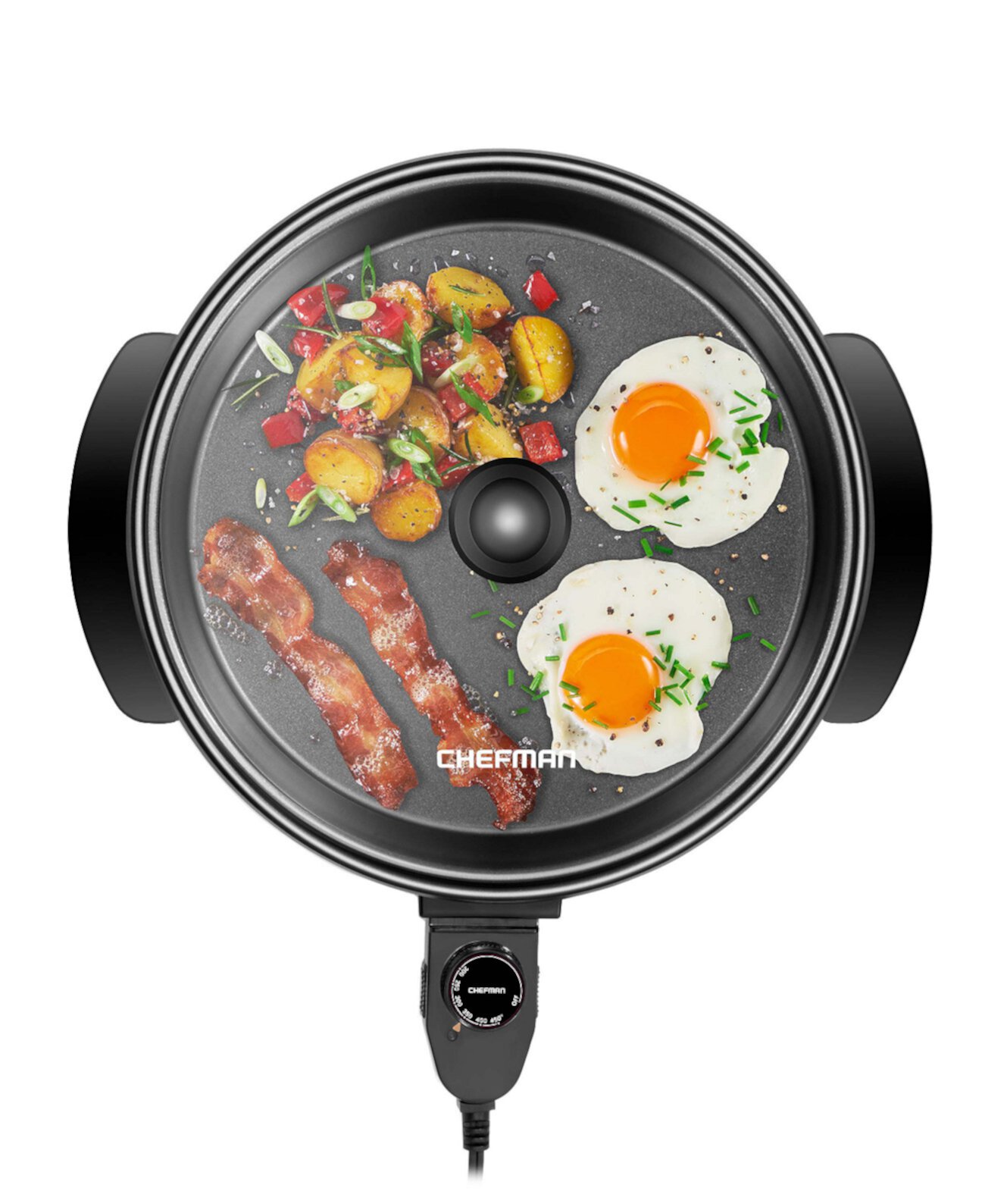 12 Round Electric Skillet CHEFMAN