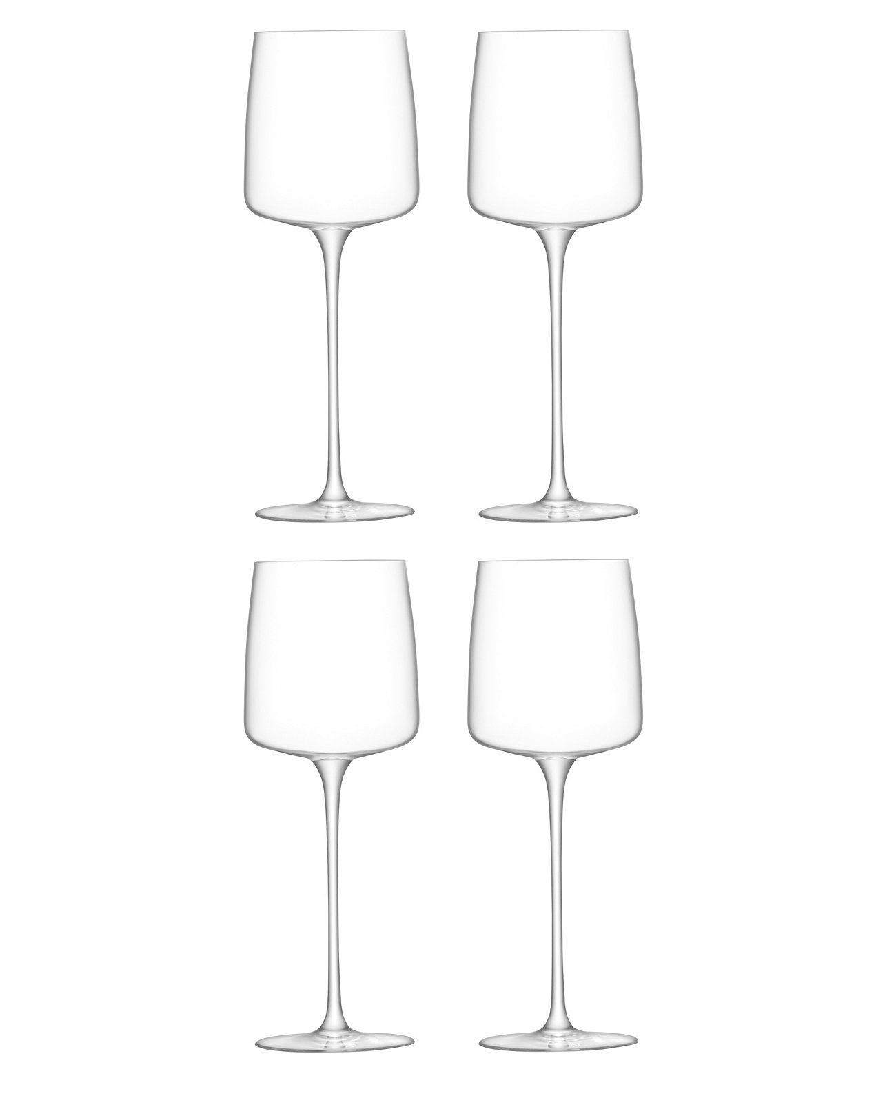 Metropolitan Wine Glass 12oz Clear x 4 LSA International