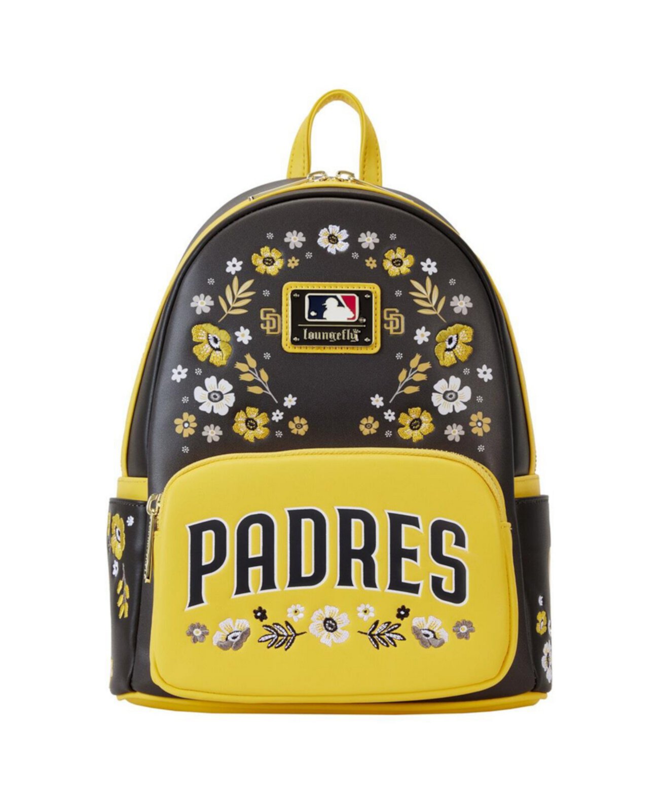 Men's and Women's San Diego Padres Floral Mini Backpack Loungefly