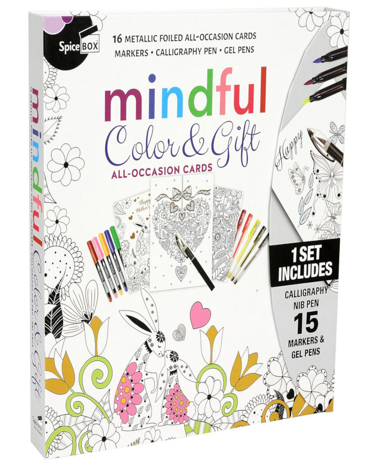 Sketch Plus - Mindful Color and Gift All-Occasion Cards Kit Spicebox