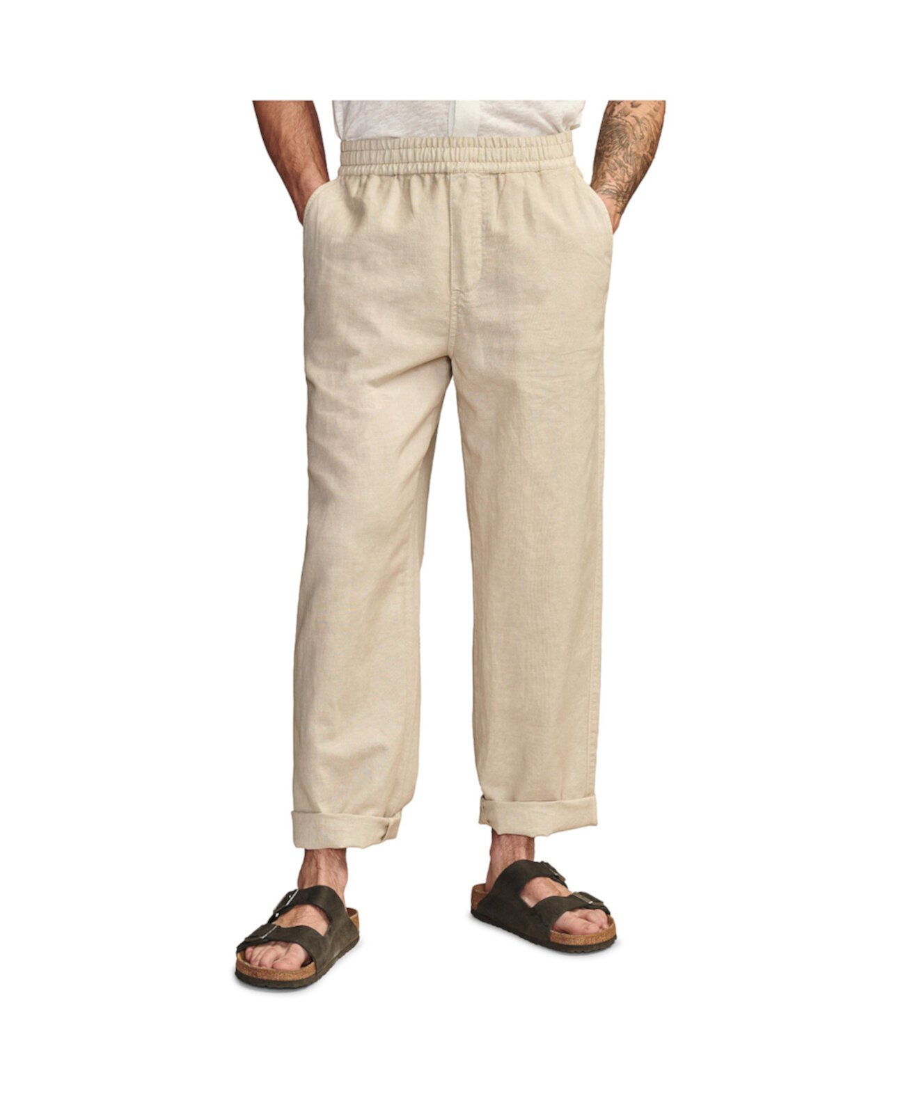 Men's Linen Pull-On Pants Lucky Brand