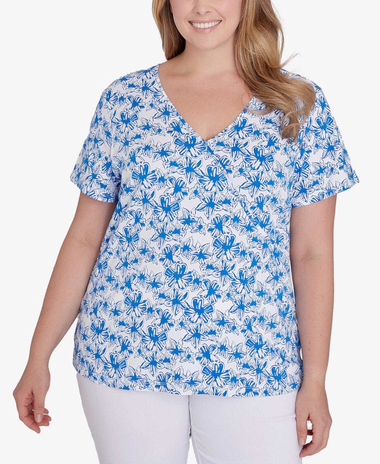 Plus Size Feeling The Lime Short Sleeve Top HEARTS OF PALM