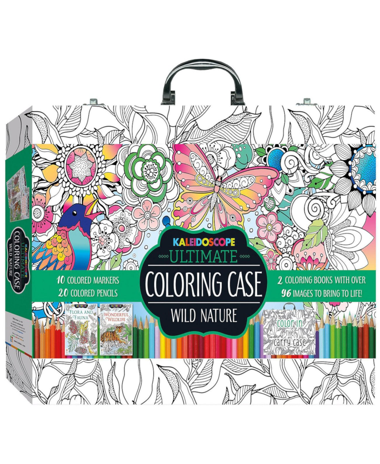 - Ultimate Coloring Nature Carry Case Coloring Kit KALEIDOSCOPE