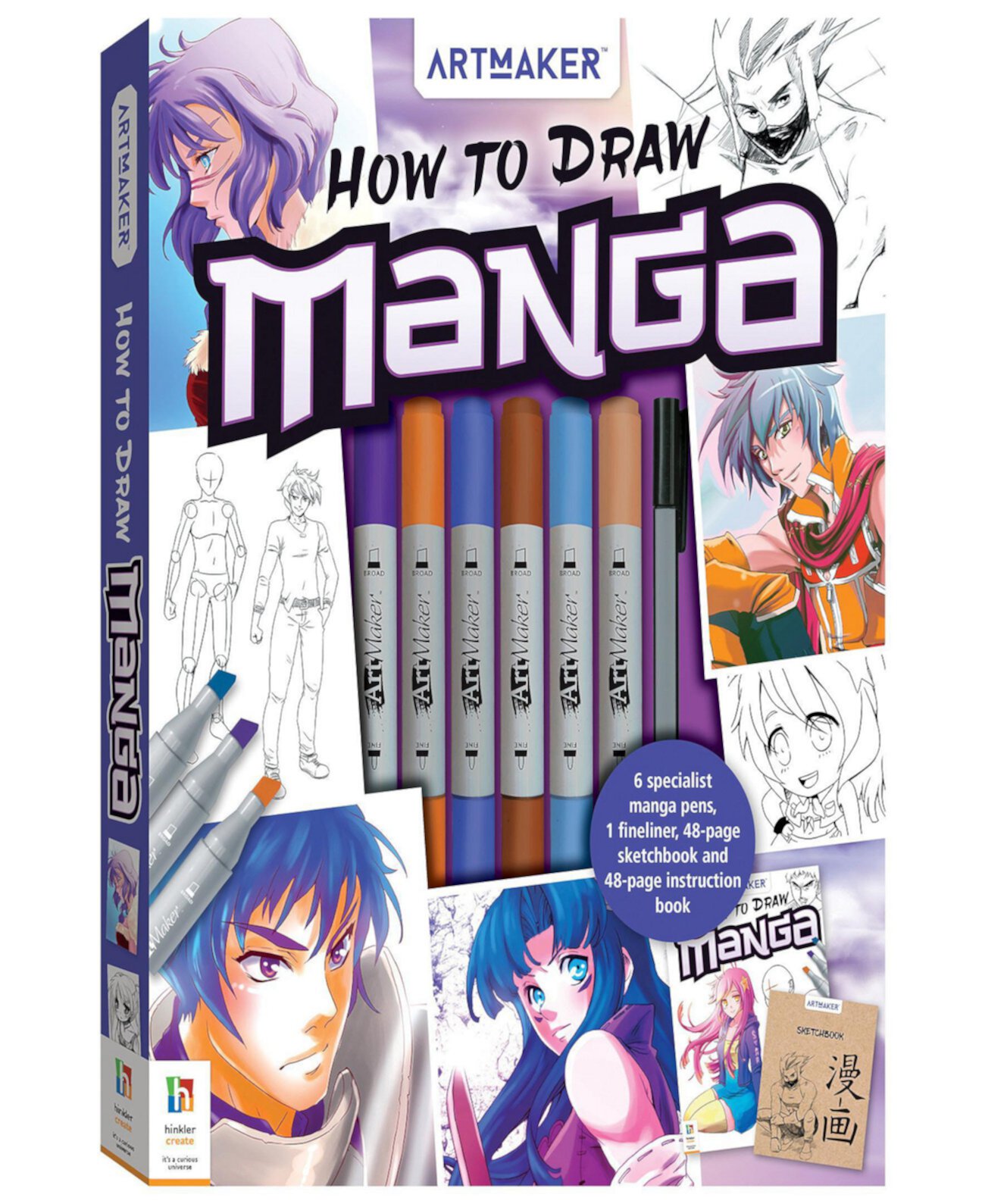 - How to Draw Manga Craft Kit Art Maker