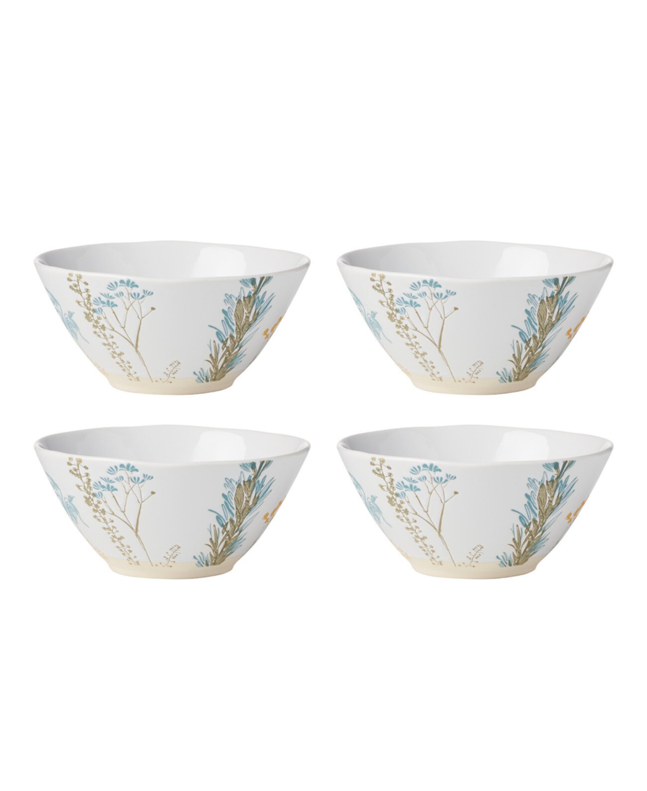 Wildflowers 4 Piece All-Purpose Bowls, Service for 4 Lenox