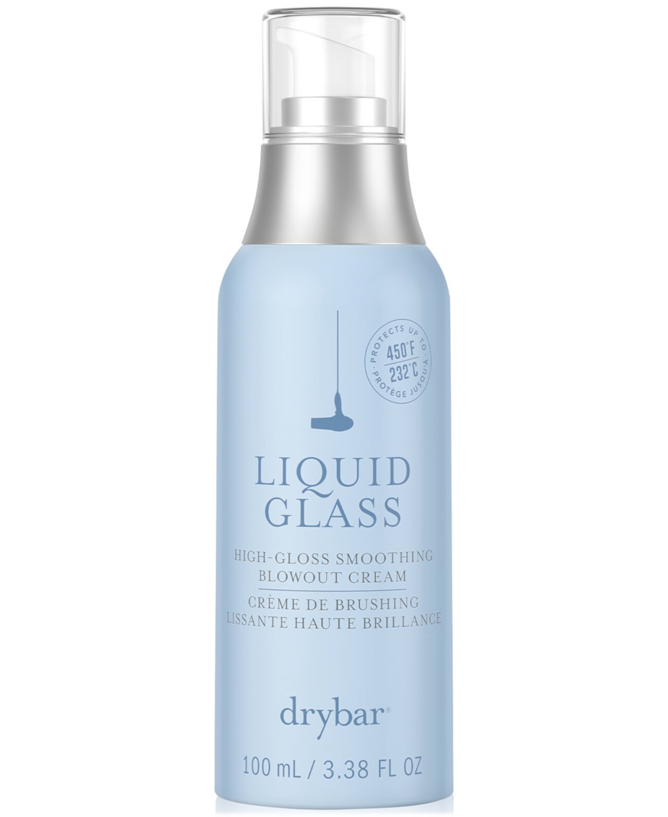 Liquid Glass High-Gloss Smoothing Blowout Cream, 3.38 oz. DRYBAR