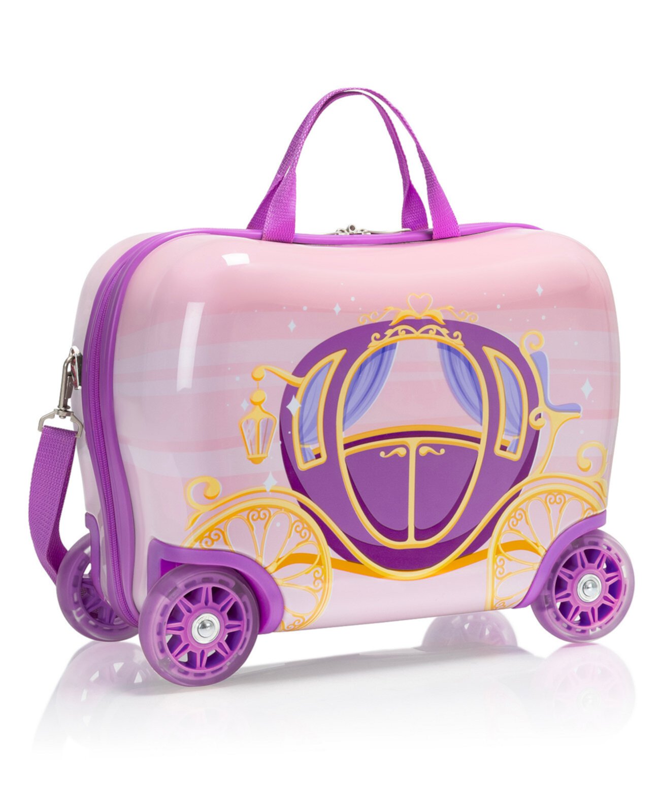 Hey's Kids Ride-on Luggage w/Light-up Wheels - Fire Truck Heys