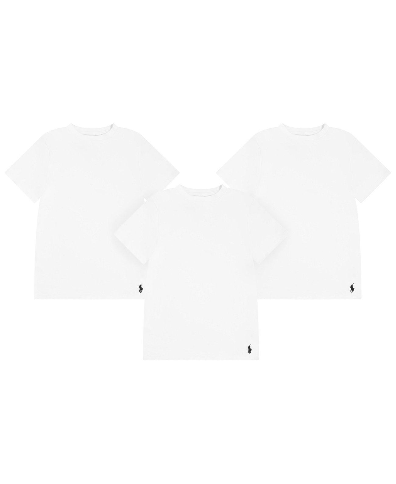  Майки Polo Ralph Lauren Big Boys Cotton Crew Undershirt 3-Pack Polo Ralph Lauren