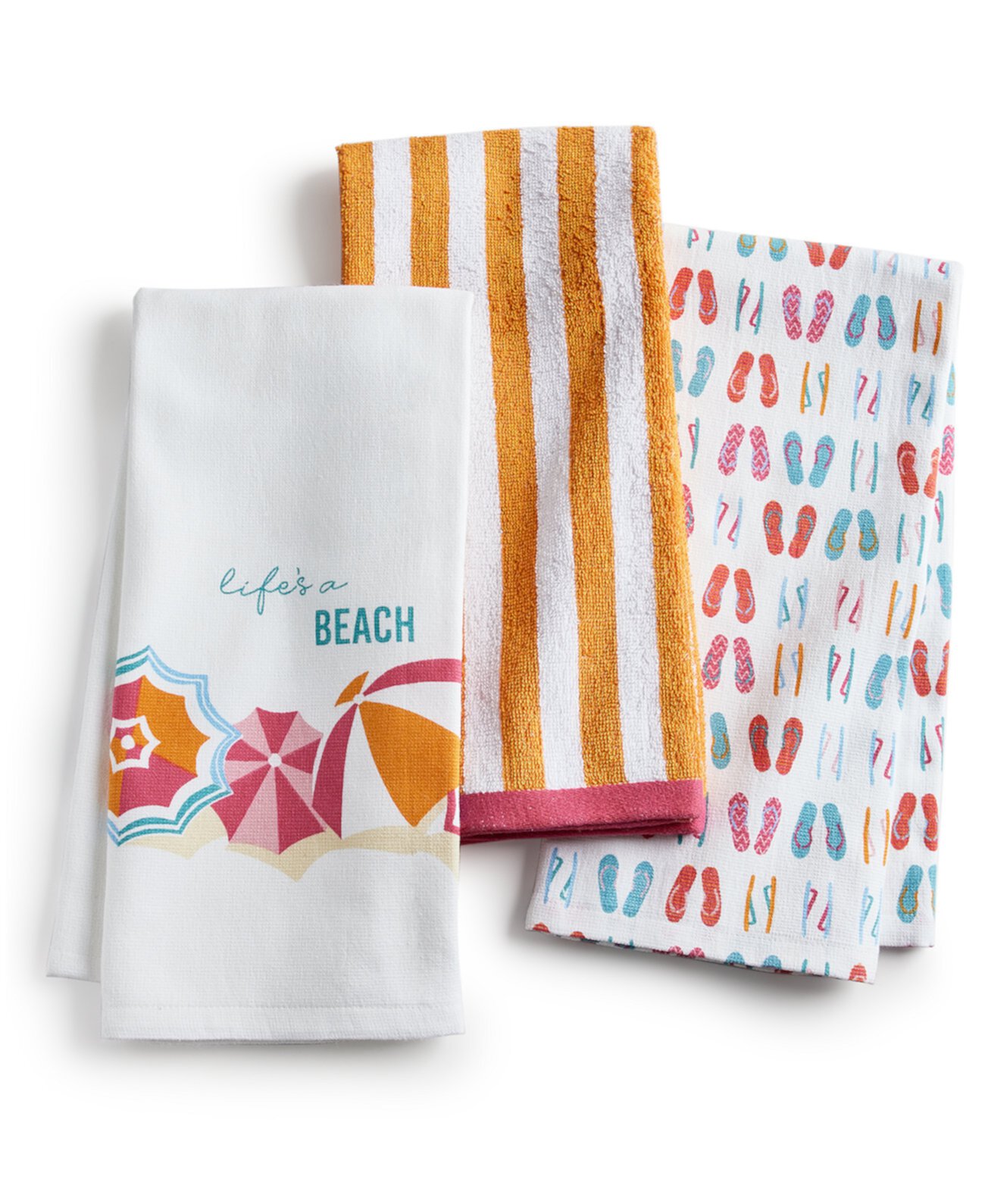 Fashion Beach 3-Pc. Towel Set, Created for Macy's The Cellar