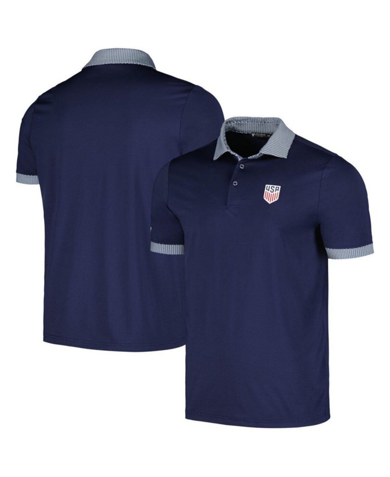 Men's Navy USMNT Thomas Performance Polo Shirt LevelWear