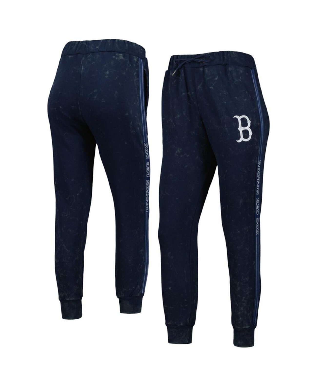 Women's Navy Boston Red Sox Marble Jogger Pants The Wild Collective