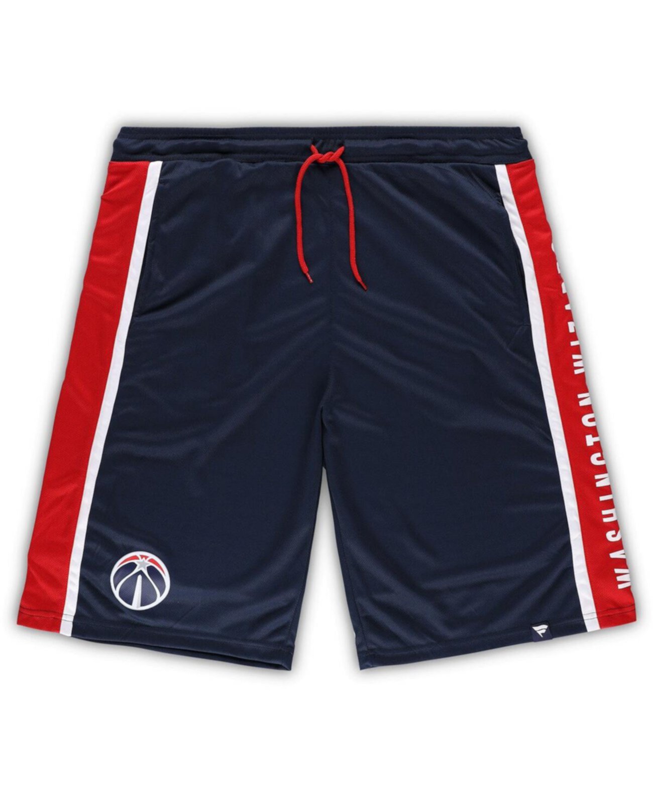 Men's Navy Washington Wizards Big and Tall Referee Iconic Mesh Shorts Fanatics