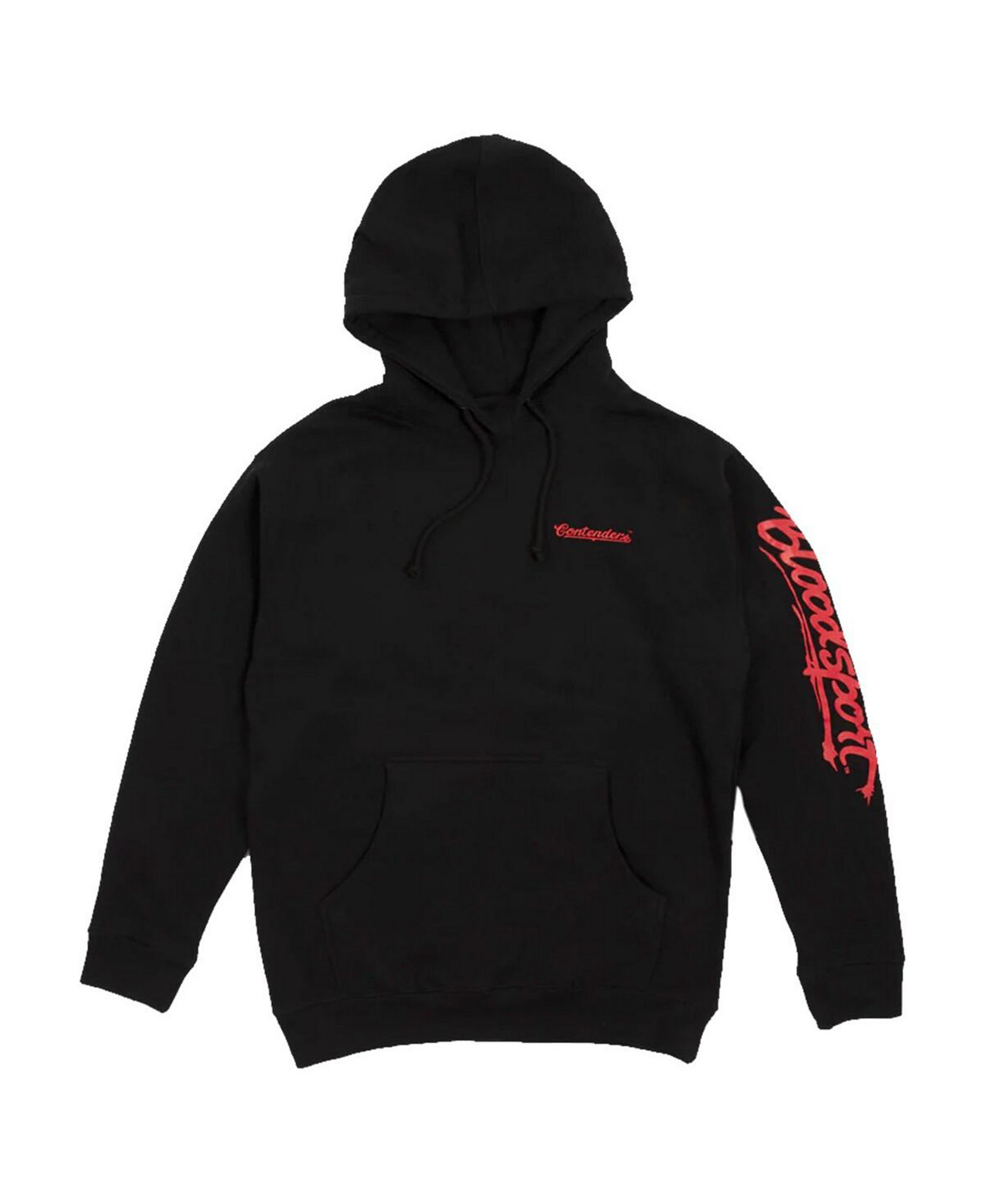 Men's Black Bloodsport Title Pullover Hoodie Contenders Clothing