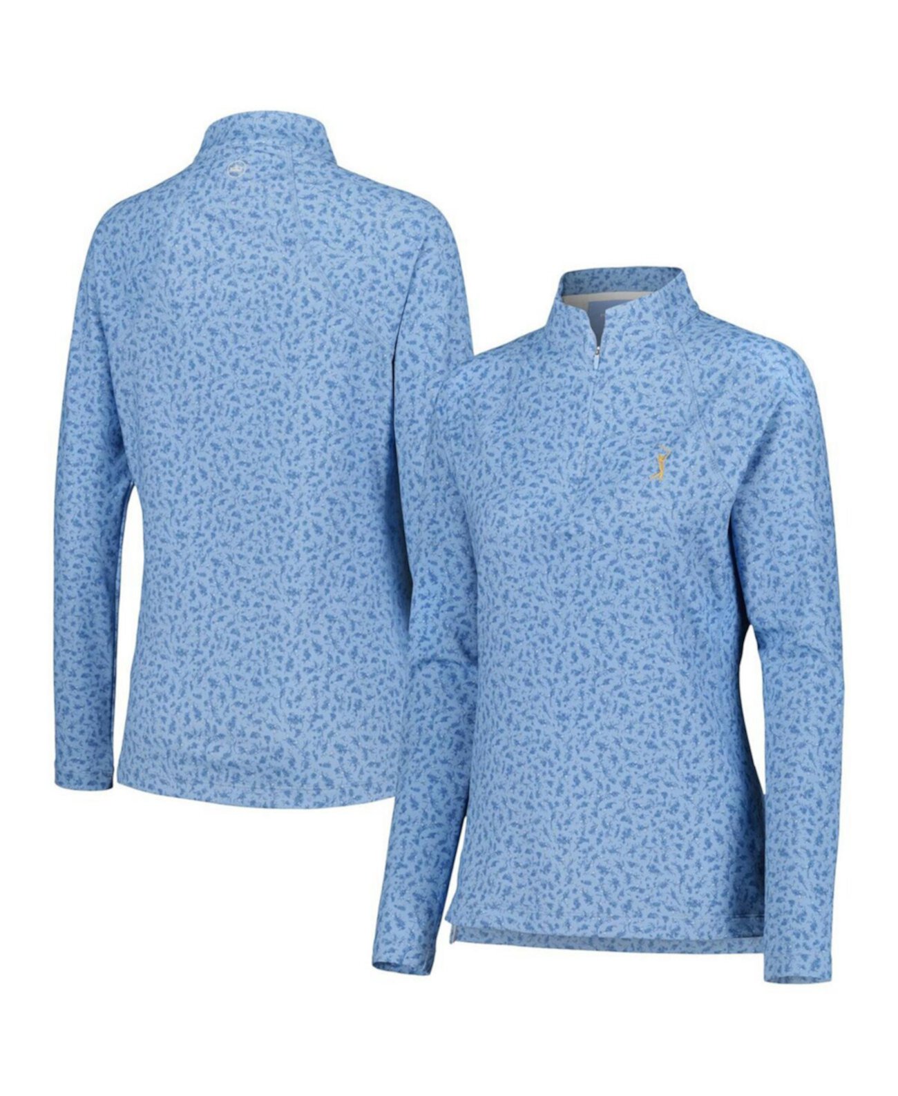 Женская Джерси Peter Millar Printed Raglan Perth Quarter-Zip Top Peter Millar