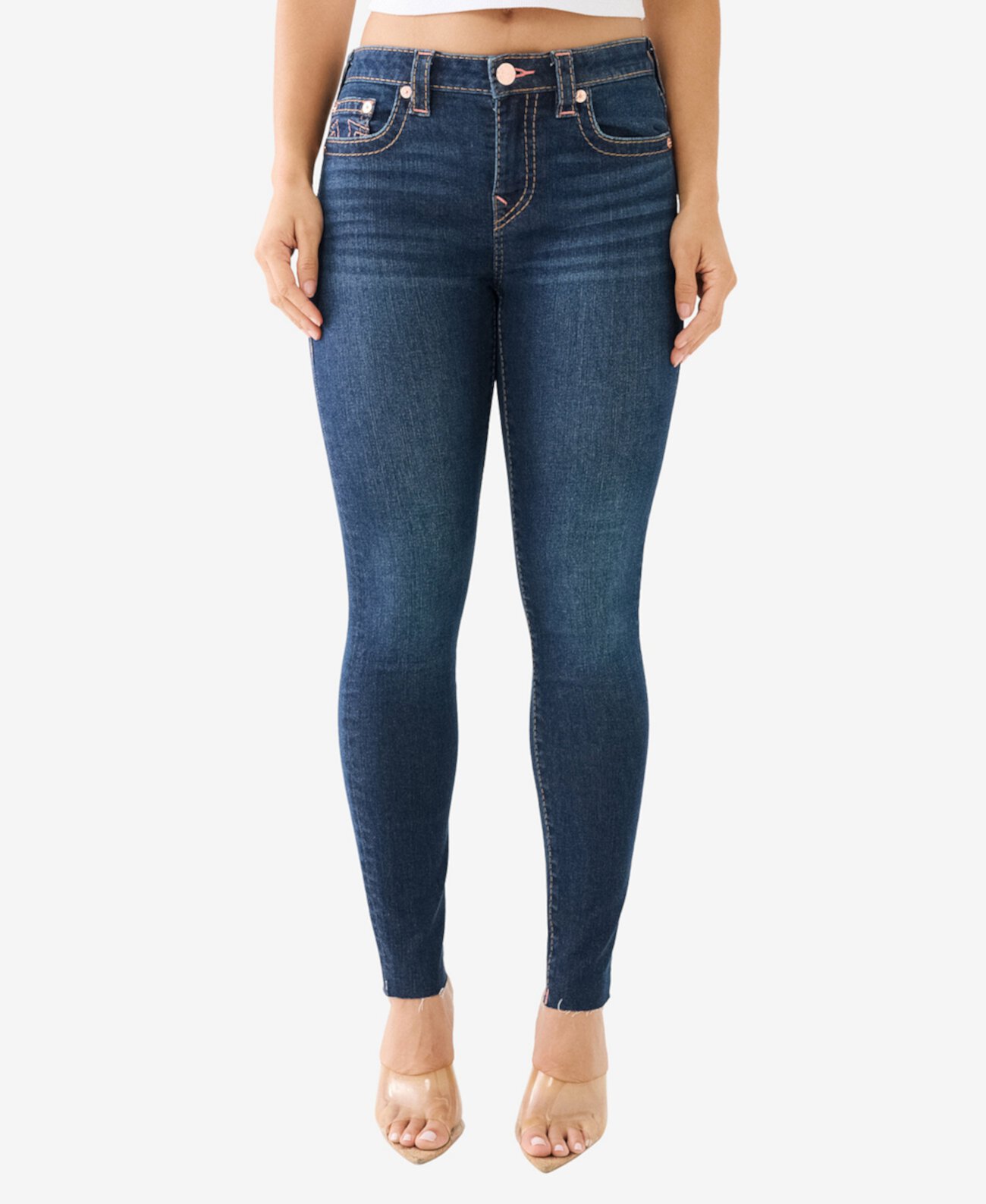 Женские Джинсы skinny True Religion Jennie No Flap Big T True Religion