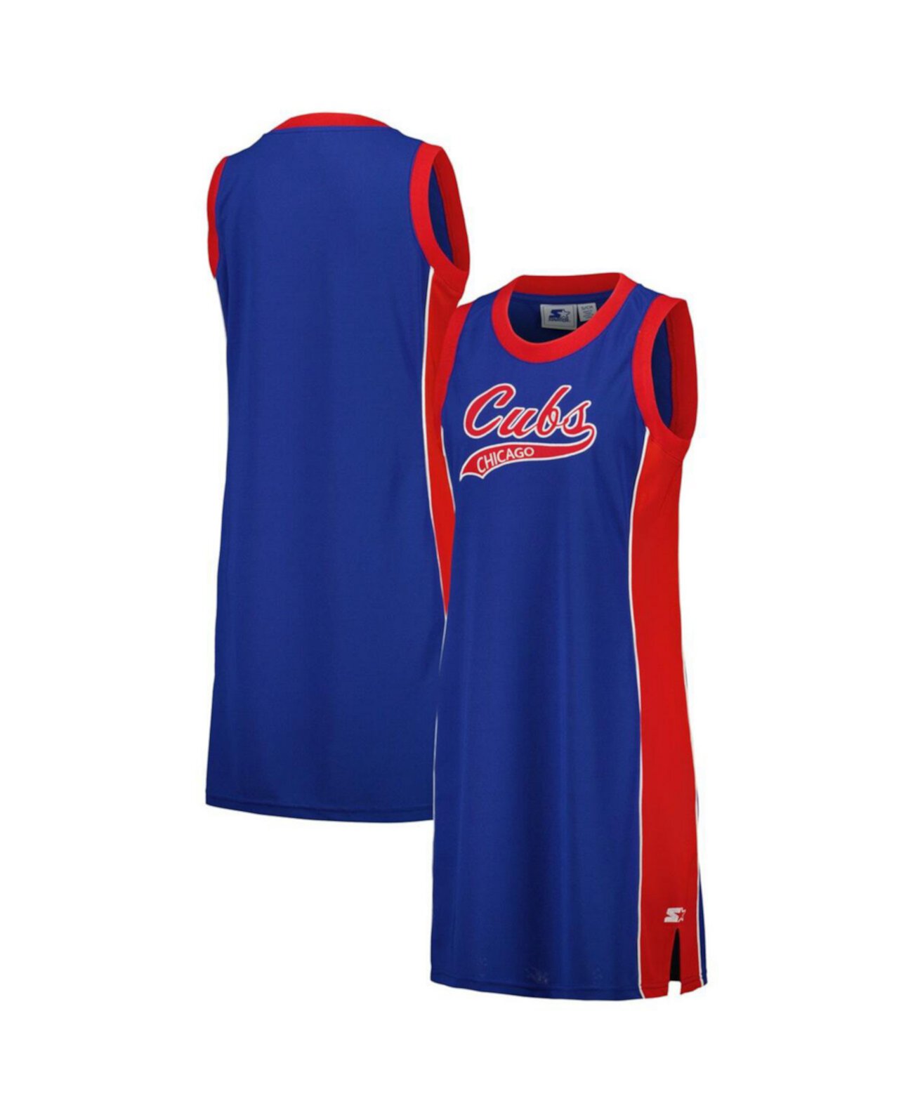 Women's Royal Chicago Cubs Slam Dunk Tank Sneaker Dress Starter