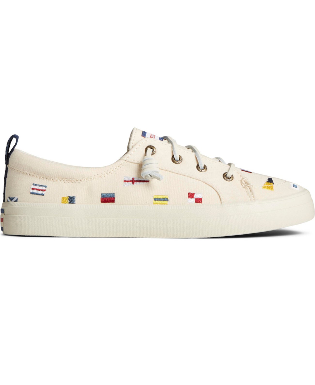 Женские Повседневные кроссовки Sperry Crest Vibe Nautical белые Sperry