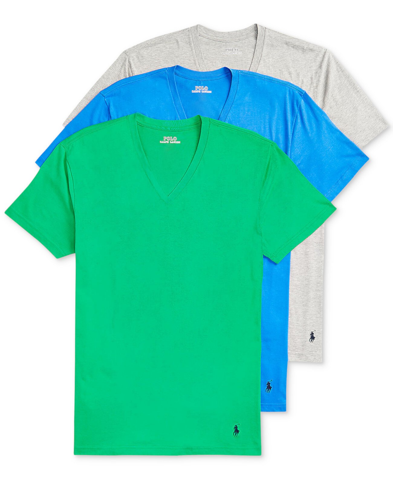 Men's 3-Pk. Classic-Fit V-Neck T-Shirts Polo Ralph Lauren