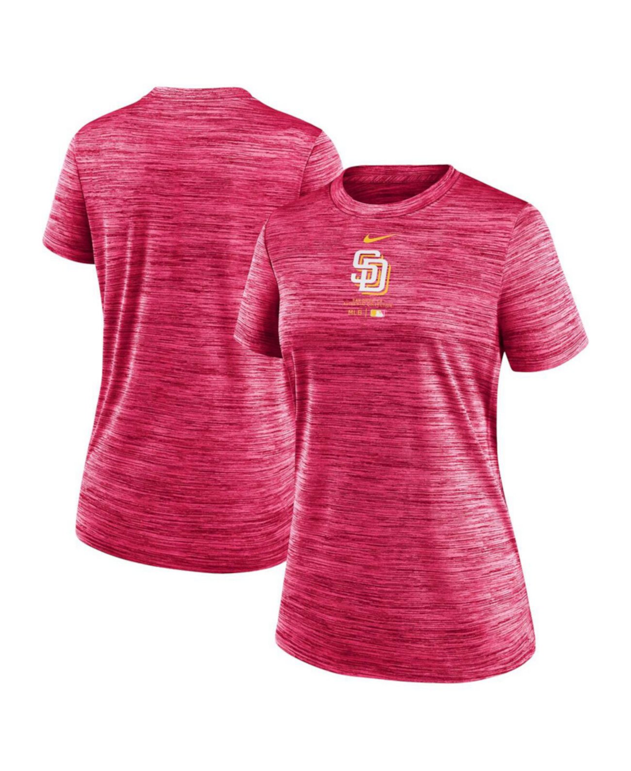 Women's Pink San Diego Padres City Connect Practice Velocity Performance T-shirt Nike