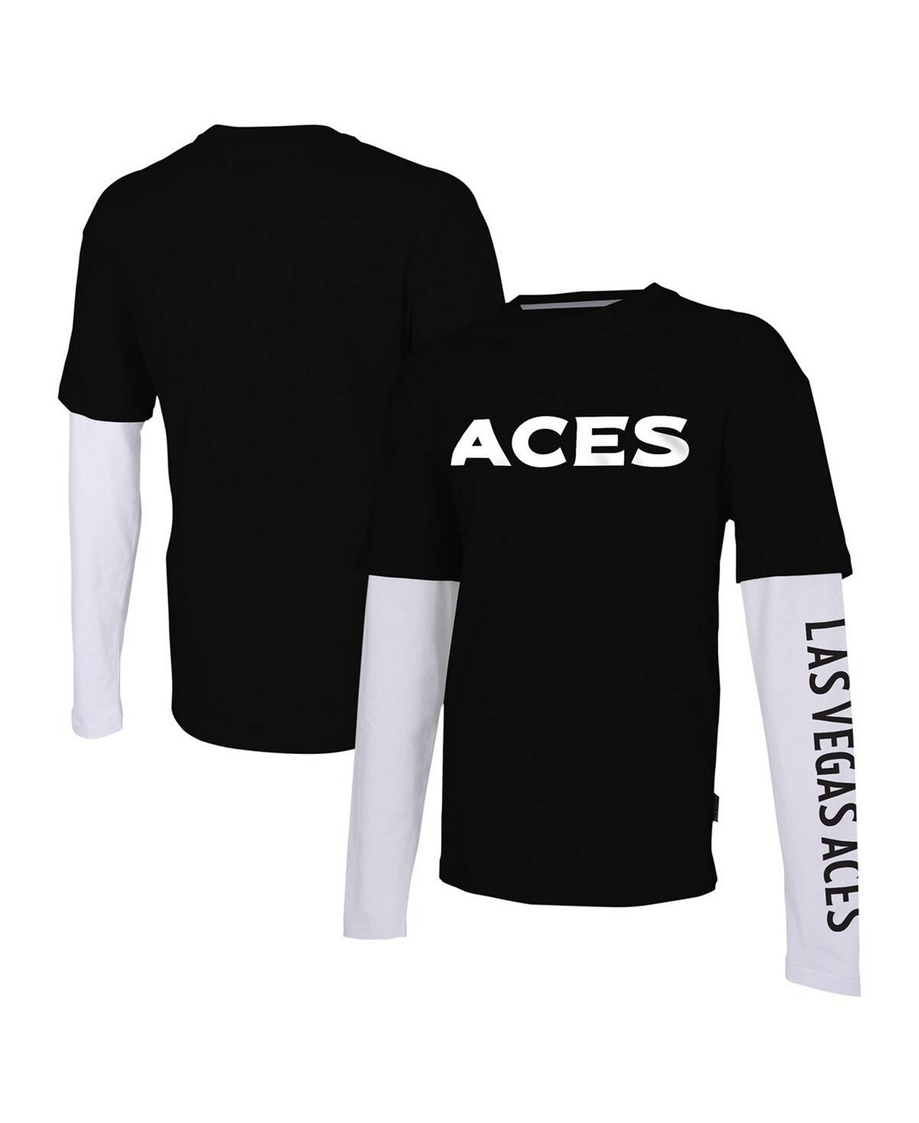 Men's and Women's Black Las Vegas Aces Spectator Long Sleeve T-shirt Stadium Essentials