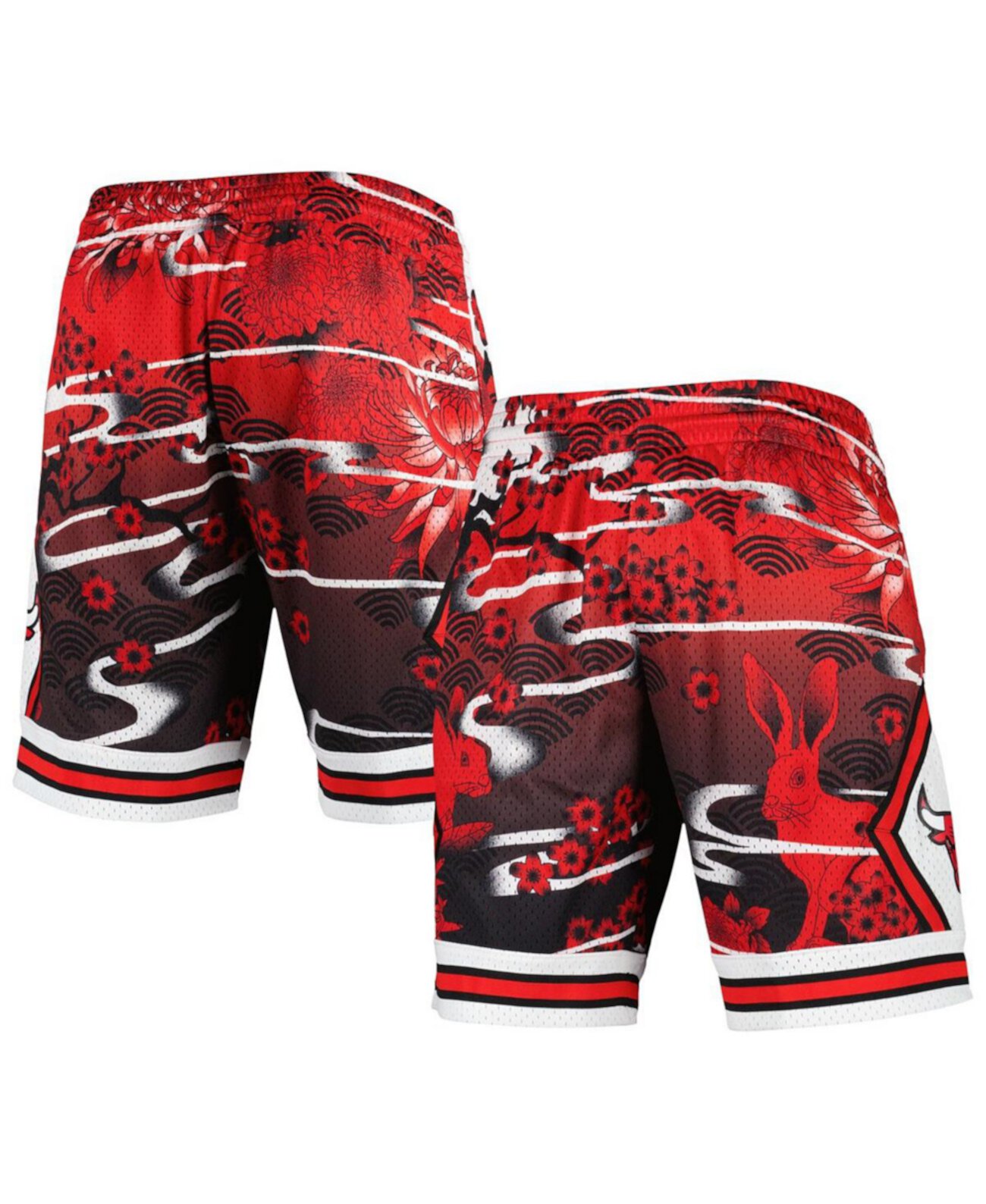 Men's Red Chicago Bulls Lunar New Year Swingman Shorts Mitchell & Ness