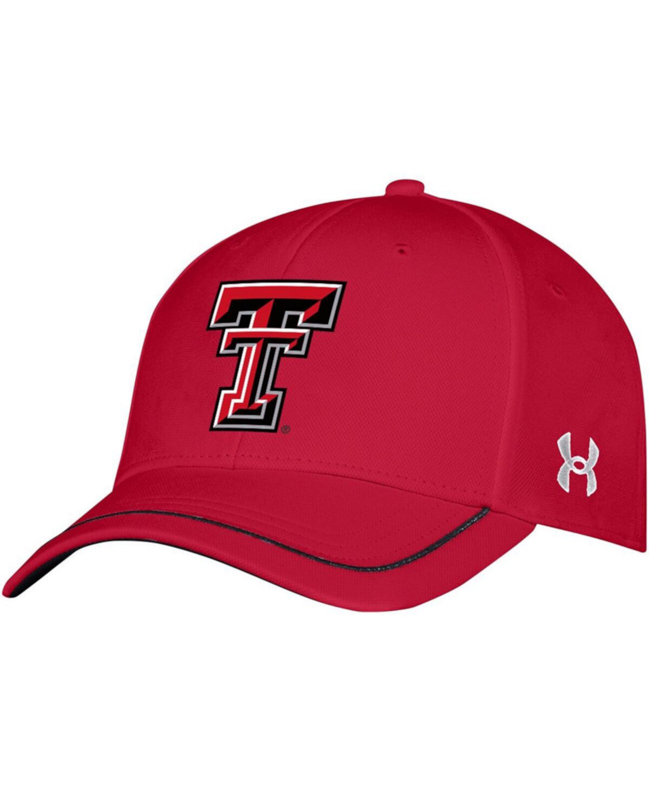 Бейсболка Under Armour Iso-Chill Blitzing Accent Flex для мужчин с красным логотипом Texas Tech Red Raiders Under Armour