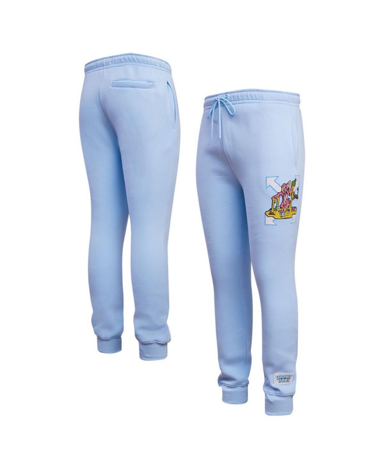 Men's Light Blue Looney Tunes Arrow Willie Jogger Pants Freeze Max