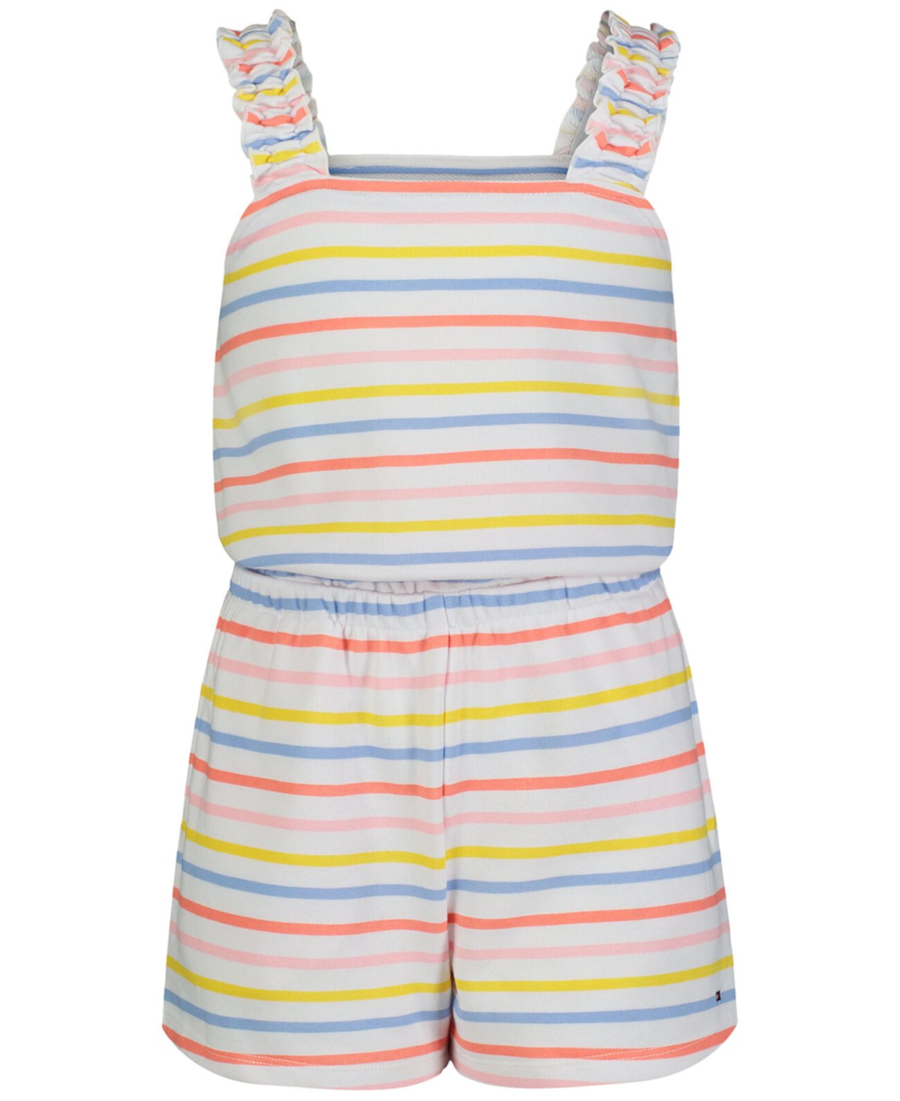 Toddler Girls Striped Terry Romper Tommy Hilfiger