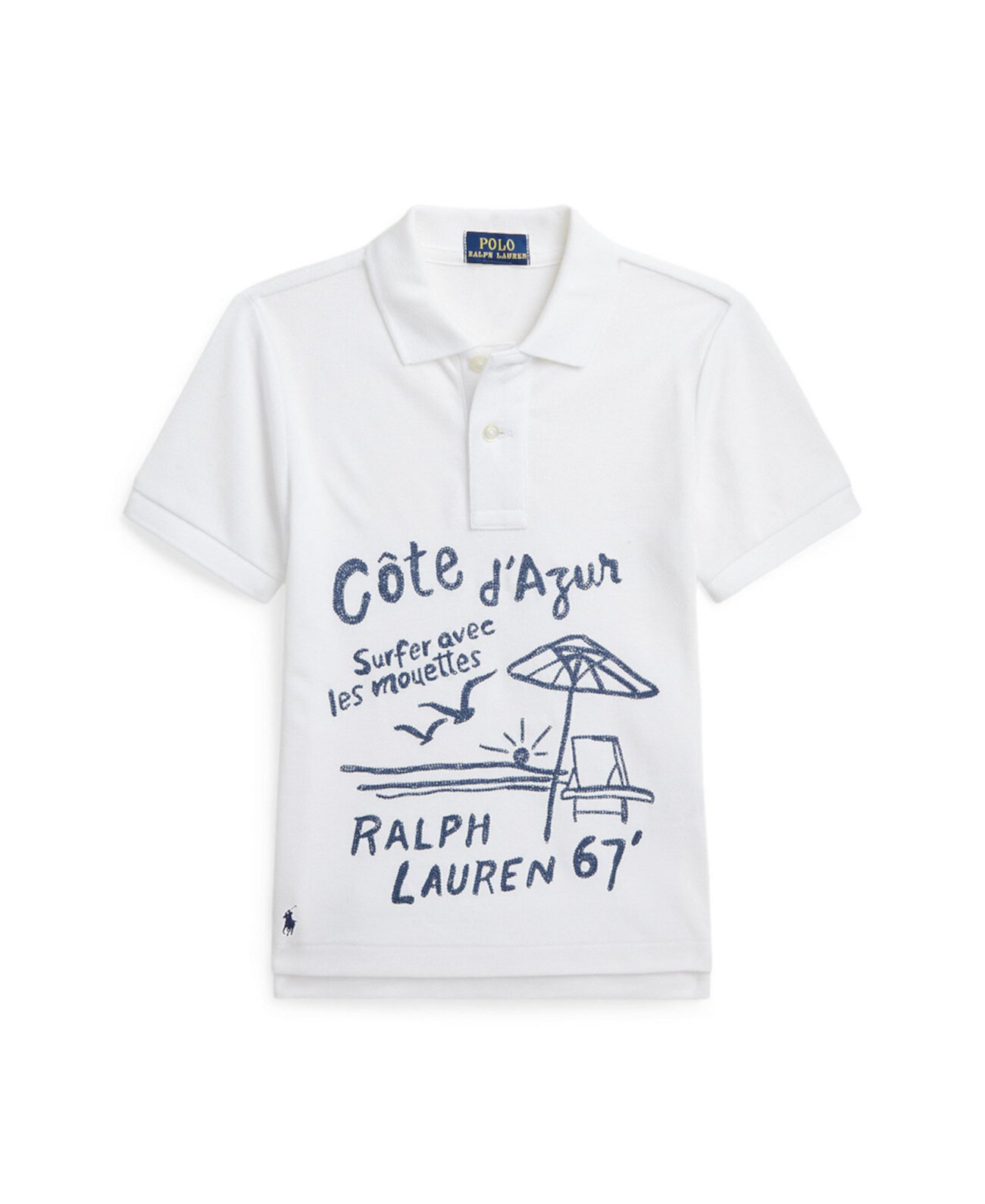 Toddler and Little Boys Embroidered Cotton Mesh Polo Shirt Polo Ralph Lauren