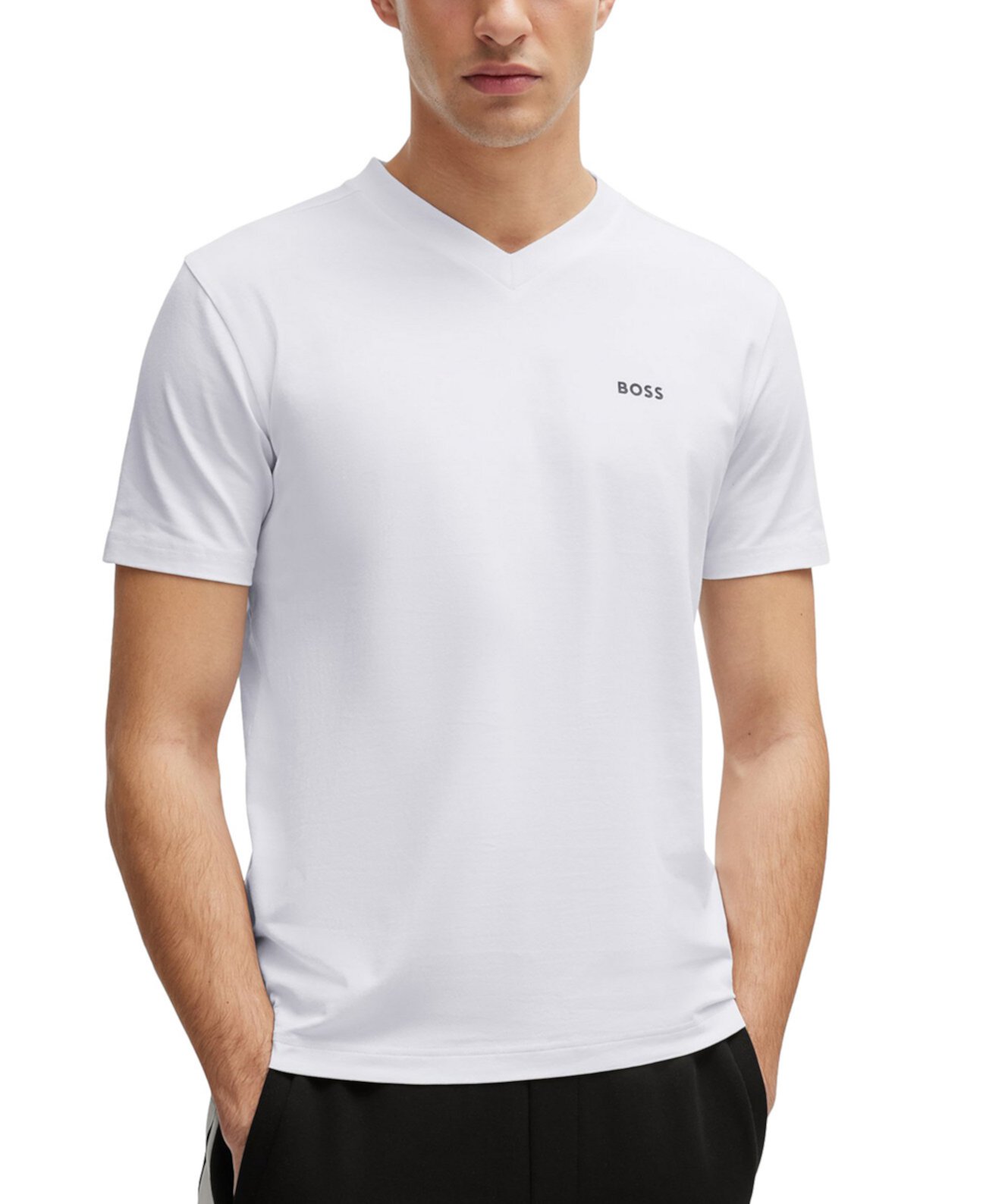 Men's Contrast Logo Regular-Fit T-Shirt BOSS