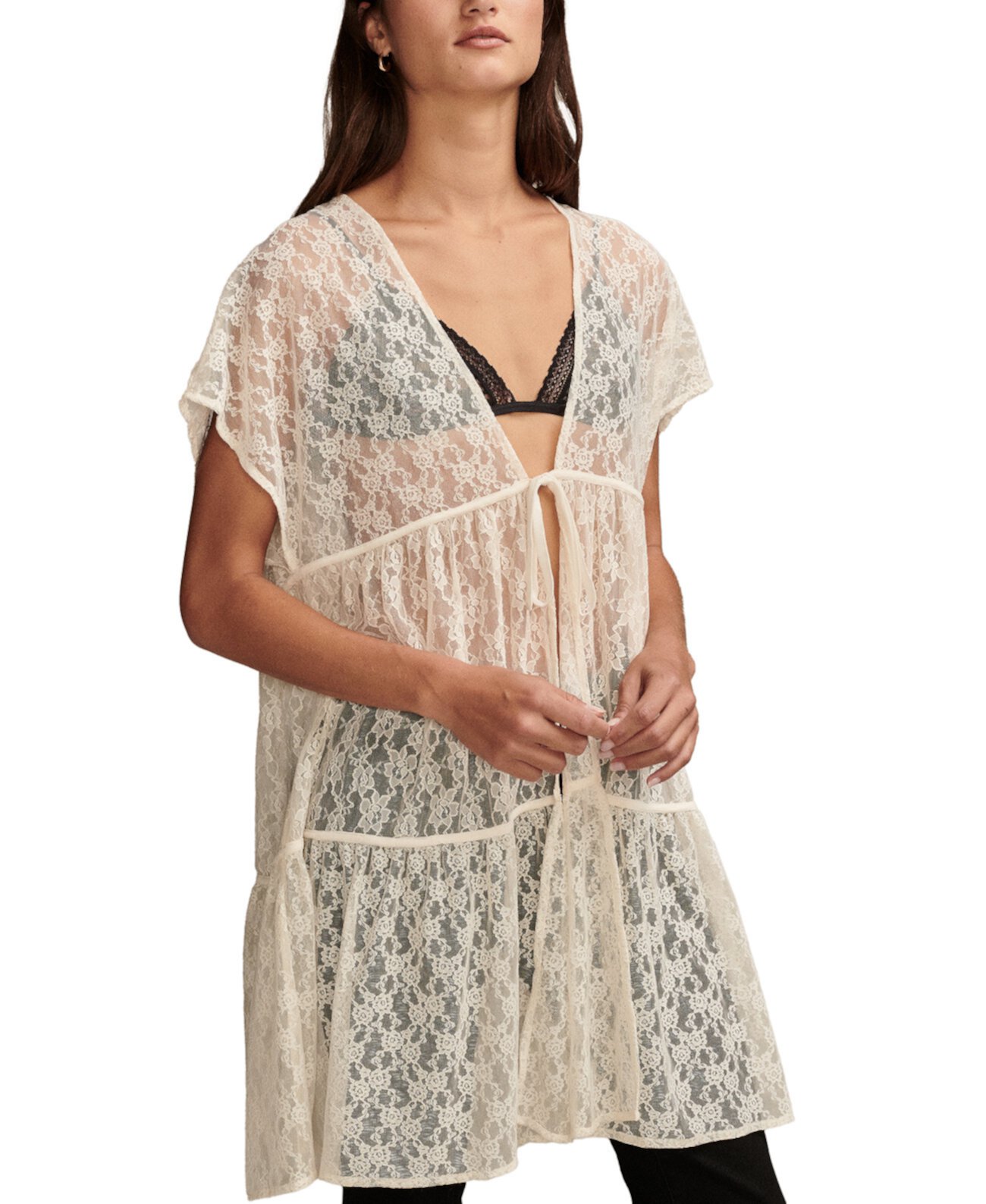 Women's Festival Lace Tiered Duster Lucky Brand