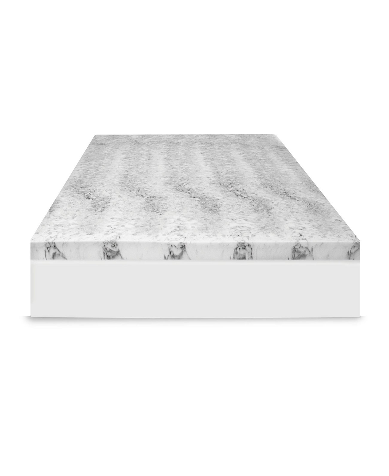 CLOSEOUT! 4" Charcoal Infused Memory Foam Mattress Topper, Twin SensorPEDIC