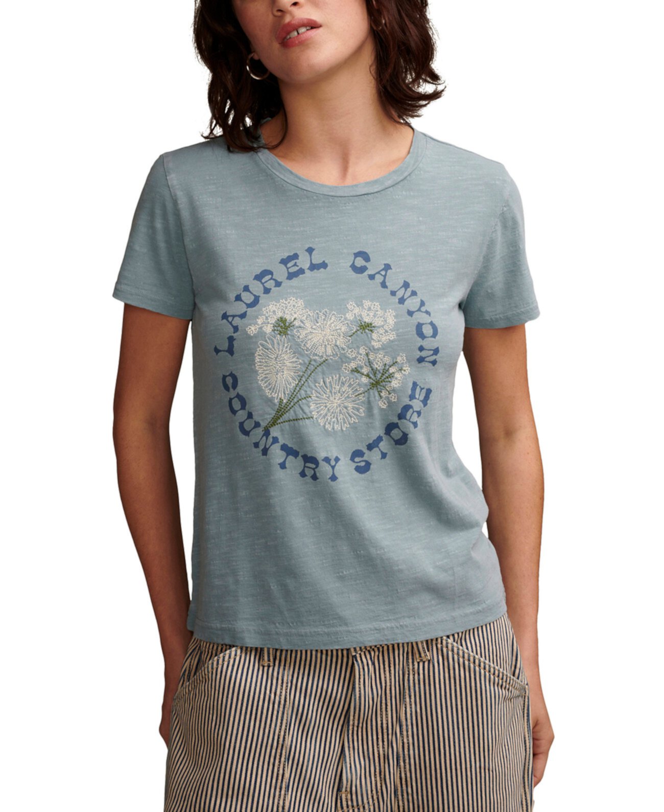 Women's Cotton Laurel Canyon Country Store Classic T-Shirt Lucky Brand