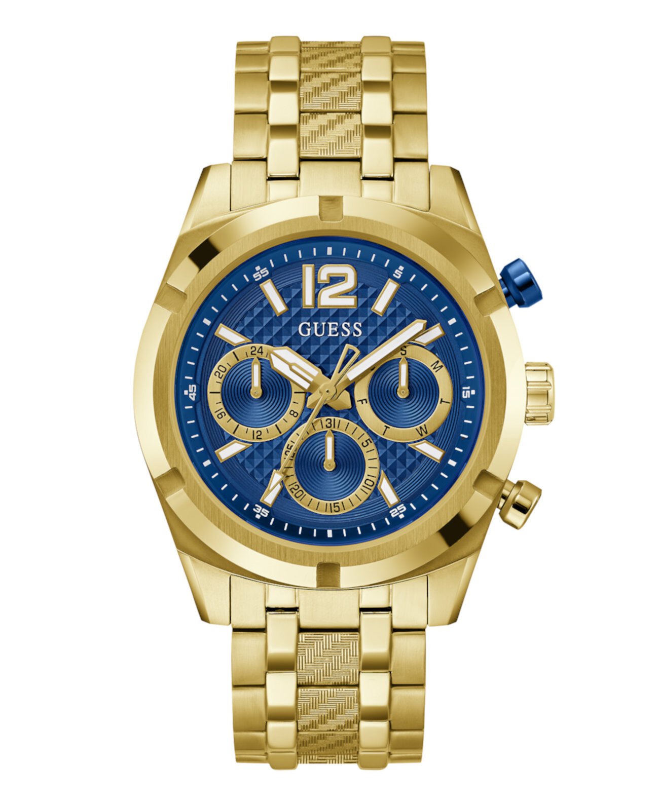 Men's Analog Gold-Tone Steel Watch 44mm GUESS
