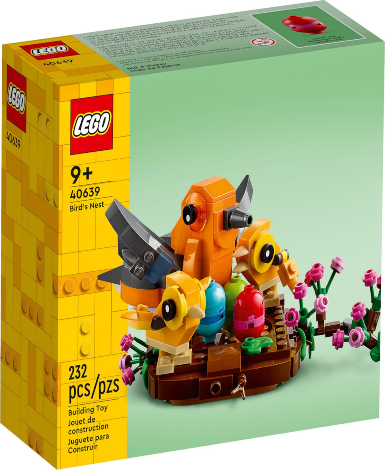 Знаменитое птичье гнездо 40639, 232 детали Lego